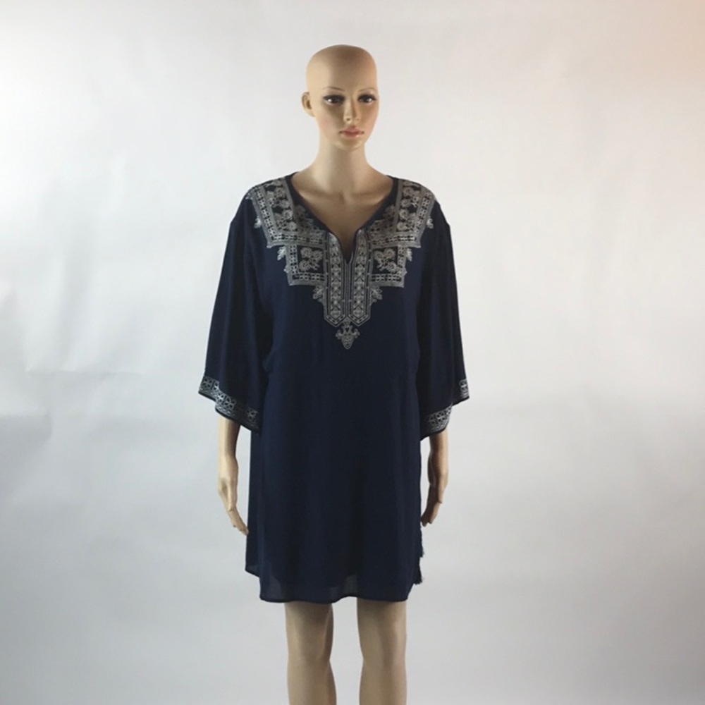 MOON COLLECTION EMBROIDERED TUNIC DRESS❤️❤️